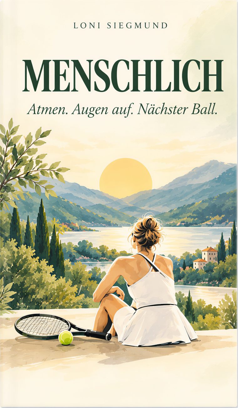 Buchcover MENSCHLICH – Atmen. Augen auf. Nächster Ball. von Loni Siegmund